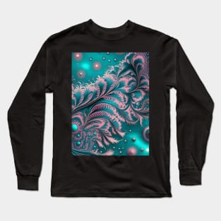 Other Worldly Designs- nebulas, stars, galaxies, planets with feathers Long Sleeve T-Shirt